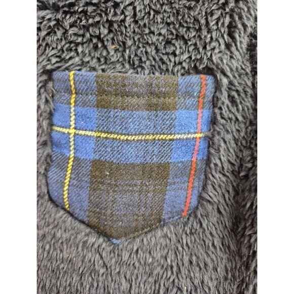 PatPat Infant Winter Fleece Outfit Set With Plaid Pants & Pocket - Picture 5 of 6